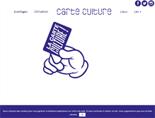 Tablet Screenshot of carte-culture.org